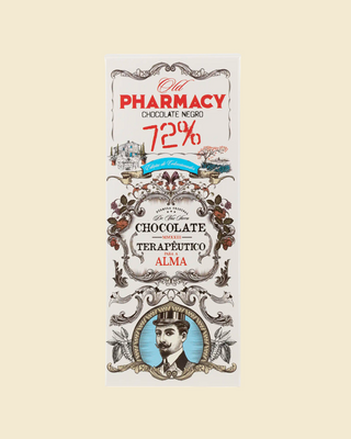 Chocolate Negro BIO 72% Cacau Edição Limitada Old Pharmacy 100g